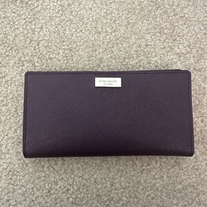 Kate Spade Purple Leather Wallet